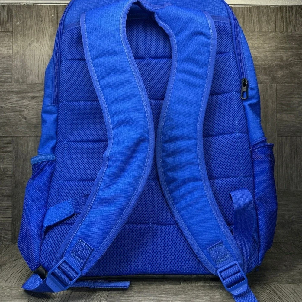 Nike Brasilia Backpack MISC Blue Black Training Gym School Laptop NEW DM3975-405